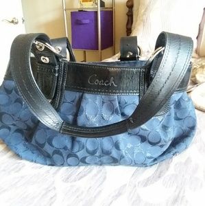 Medium Navy Coach Purse